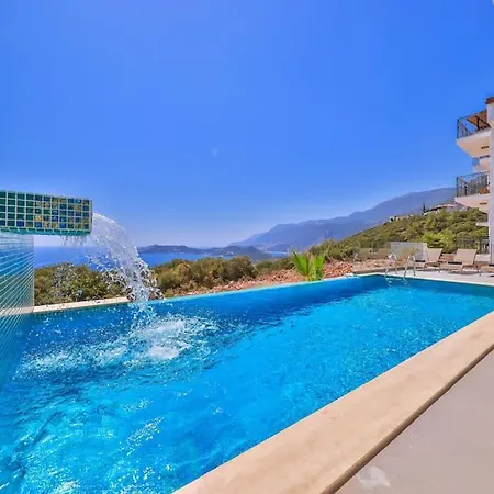 Sky Line - Private Pool - Panoramic Sea View كاس