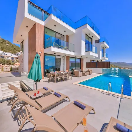 Sky Line - Private Pool - Panoramic Sea View فيلة *
