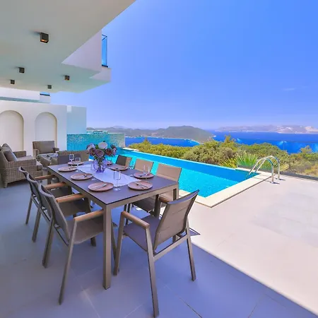 Sky Line - Private Pool - Panoramic Sea View فيلة *