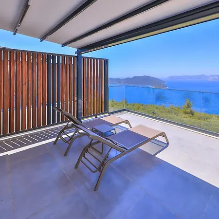 Sky Line - Private Pool - Panoramic Sea View كاس