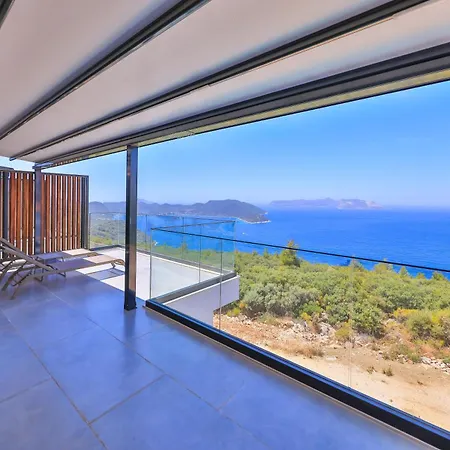 Sky Line - Private Pool - Panoramic Sea View كاس